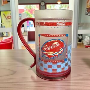 Vintage Coca Cola 16oz Thermo-serv Freezer Mug